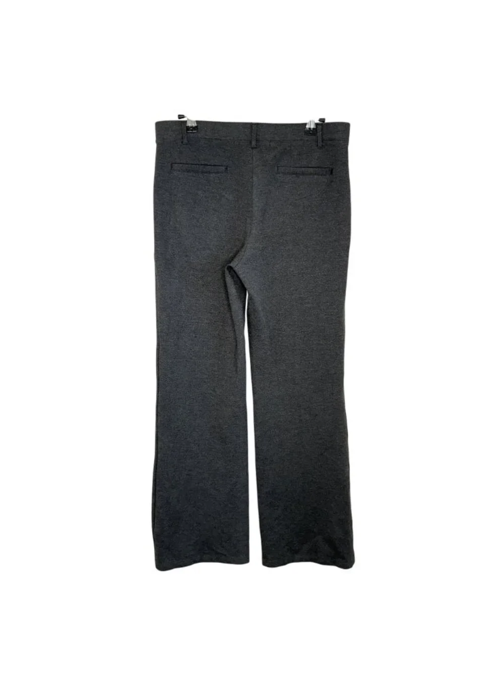 Quince Gray Heather Straight Leg Ponte Pants, M